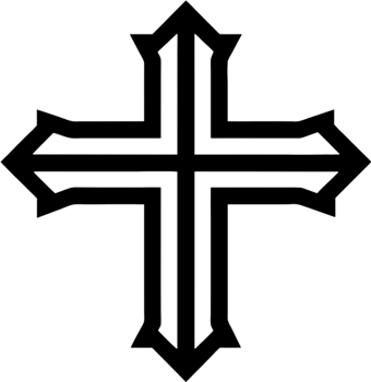 Cross of Saint James Clipart Symbol. AI-generated. png
