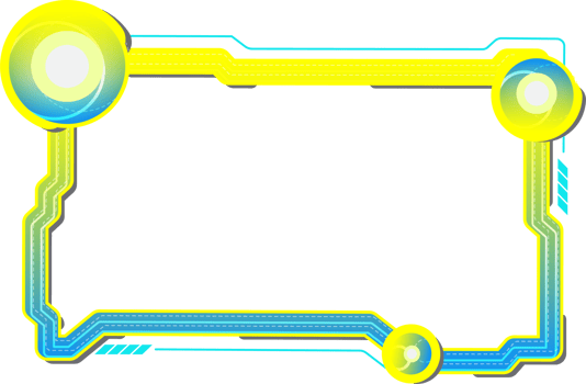 HUD frame display futuristic png