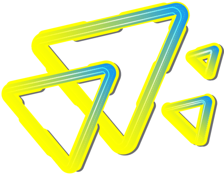 HUD triangle display futuristic png