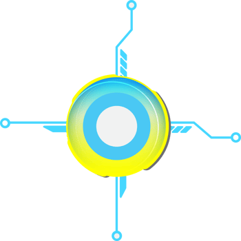 Abstract HUD display technology png