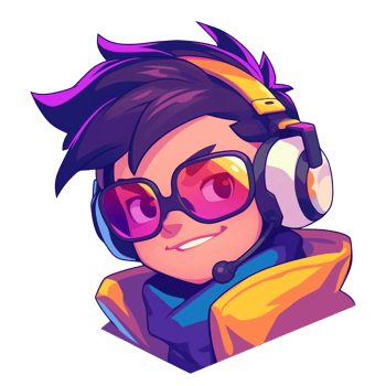 Smiling young gamer wearing headphone png
