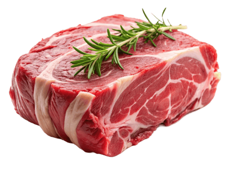 High Quality Realistic Fresh Raw Meat Isolated on Transparent Background png