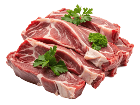 High Quality Realistic Fresh Raw Meat Isolated on Transparent Background png