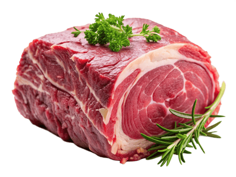 High Quality Realistic Fresh Raw Meat Isolated on Transparent Background png