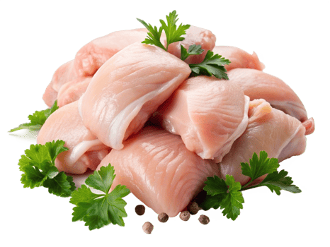 High Quality Realistic Fresh Raw Meat Isolated on Transparent Background png