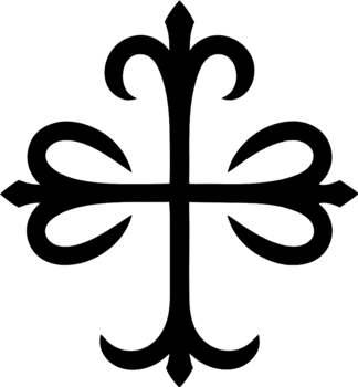 Occitan Cross, Symbol of Southern French Heritage. AI-generated. png