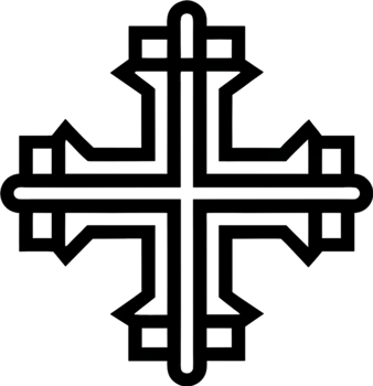 Occitan Cross, Symbol of Southern French Heritage. AI-generated. png