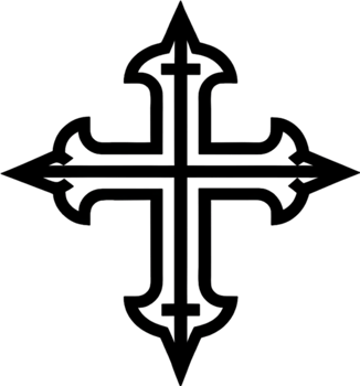 Occitan Cross, Symbol of Southern French Heritage. AI-generated. png