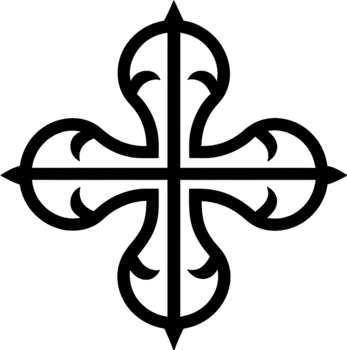 Occitan Cross, Symbol of Southern French Heritage. AI-generated. png