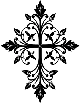 Occitan Cross, Symbol of Southern French Heritage. AI-generated. png