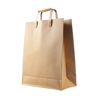 High Quality Realistic Bag Isolated on Transparent Background For Mockup png