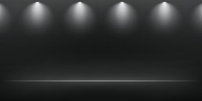 Empty black studio room background. Dark background. Space for selling products on the website. Empty room with spotlight effect. illustration. vector