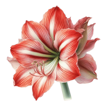 Solitude in Bloom Captivating Isolated Flowers on Transparent Canvas png