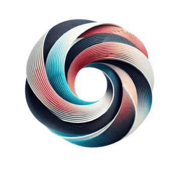 Beautiful Abstract Art Whirlwind isolated on transparent background png