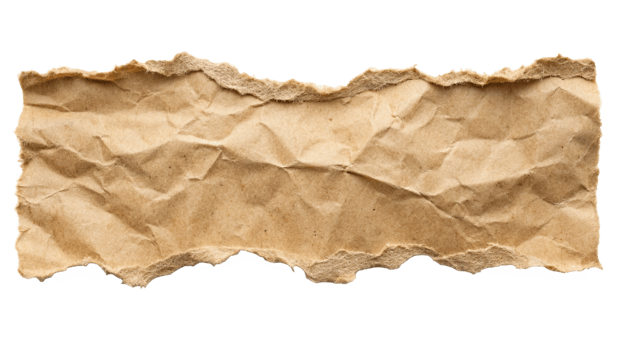 Torn ripper paper sheet Texture isolated on transparent background png