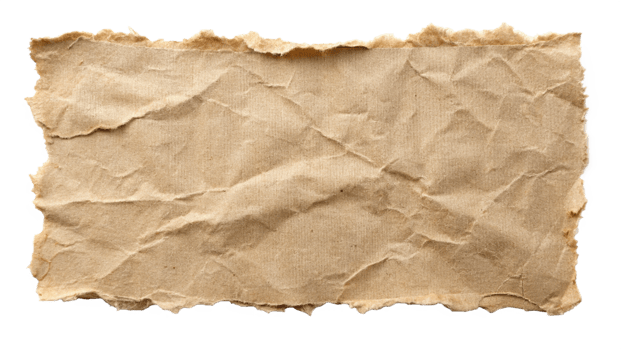 Torn ripper paper sheet Texture isolated on transparent background png