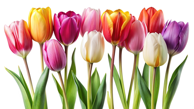 Beautiful bouquet of flowers isolated on transparent background png