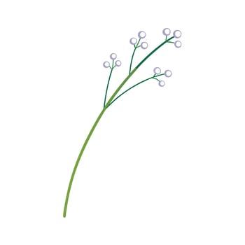 Beautiful Flower Minimalist Floral Illustration vector
