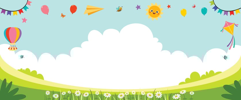 Blank Green Nature Landscape Scene vector