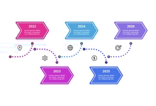Creative concept for infographic with 5 steps, options, parts or processes. Business data visualization. vector