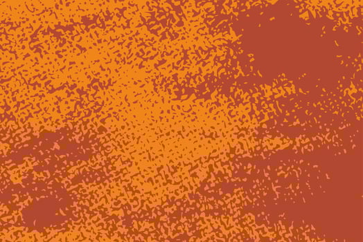 Orange background in grunge and rustic style. Simple and minimalist vintage dirty texture of rough surface for background. vector