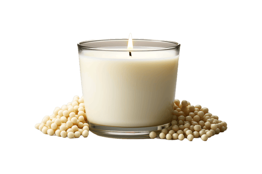 Soy Wax isolated on transparent background. png