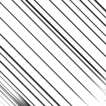 Black and white stripes abstract background overlay. Motion effect. Graphic illustration with transparent background. png