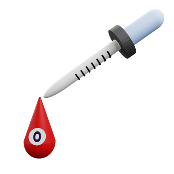 Blood type o png