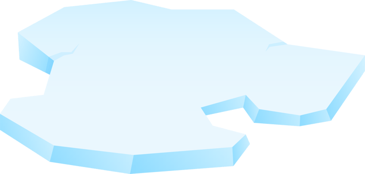 north pole glacier png