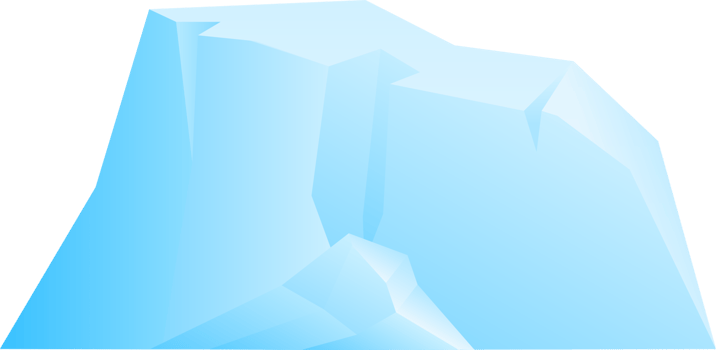 arctic iceberg illustration design png
