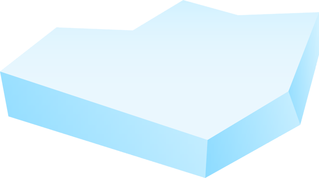 north pole glacier png