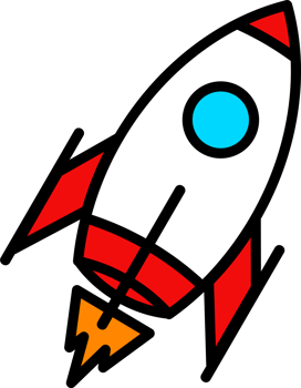 Rocket launch icon png