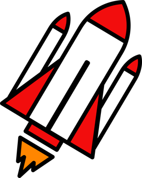 Rocket launch icon png