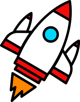 Rocket launch icon png
