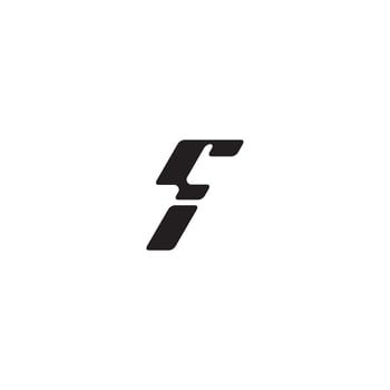 esport concept monogram initial logo letter dynamic and cool design IR vector