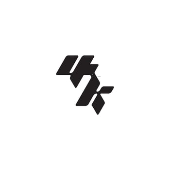 esport concept monogram initial logo letter dynamic and cool design KY vector