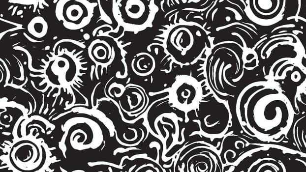 White Background with Black Grunge Texture for Artistic Overlays vector