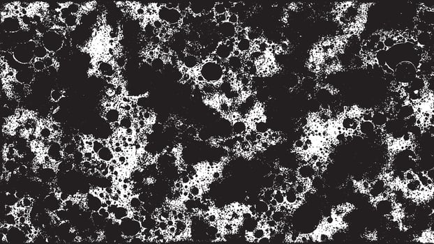 Black Grunge Effect on White Background for Textural Backgrounds vector