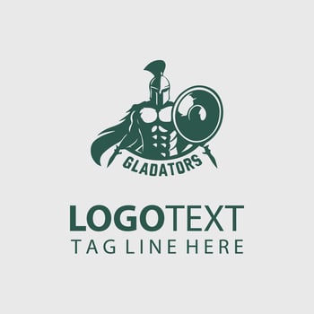 best gladiatior logo vector