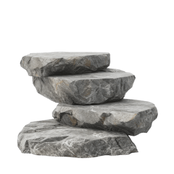 stone stack on transparent background png
