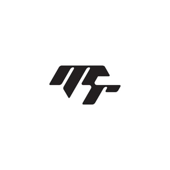 monogram initial logo dynamic and cool design RM esport concept letter vector