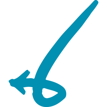 Scribble Arrow Isolated Transparent Background png