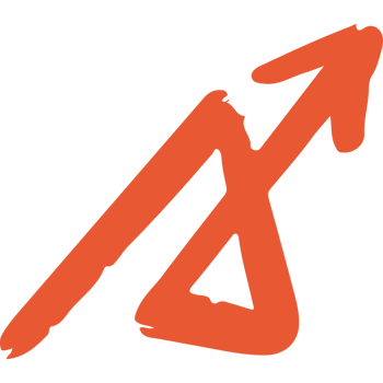 Rough Texture Arrow Isolated Transparent Background png