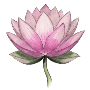 aigenerated a pink lotus flower png
