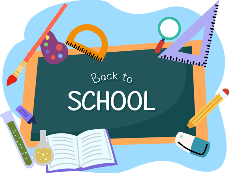 Back to school season background png