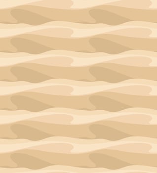 Pattern illustration in graphic style of desert dunes. Art for wallpapers, decoration, prints on fabrics, gift paper and etc... vector