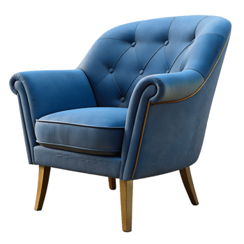 3D Render of an Armchair png