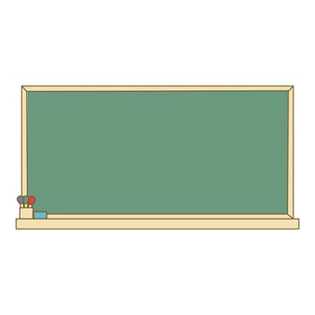 School blackboard icon. Flat illustration of school blackboard . Blackboard icon. School education learning and knowledge theme. Blackboard logo concept vector