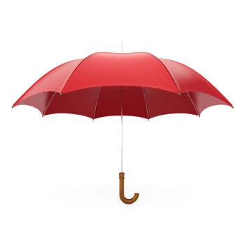 red umbrella on transparent background png