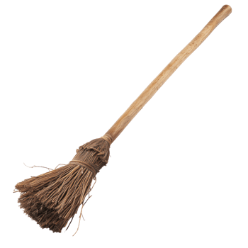 a makeup brush on a wooden handle on transparent background png